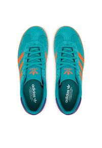 Adidas - adidas Sneakersy Gazelle JR5943 Turkusowy. Kolor: turkusowy. Materiał: zamsz, skóra. Model: Adidas Gazelle #6