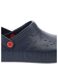 Big-Star - Niebieskie Klapki Big Star Męskie Wodoodporne Buty. Kolor: niebieski. Sezon: lato. Styl: wakacyjny