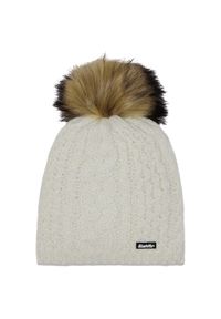 Eisbar - Czapka damska Afra Lux. Kolor: czarny. Materiał: wełna, poliester. Styl: sportowy