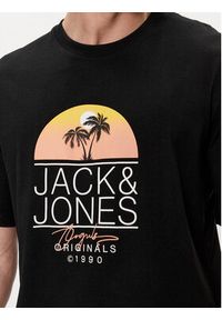 Jack & Jones - Jack&Jones T-Shirt Casey 12255238 Czarny Standard Fit. Kolor: czarny. Materiał: syntetyk, bawełna #2