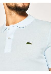 Lacoste Polo PH4012 Niebieski Slim Fit. Typ kołnierza: polo. Kolor: niebieski. Materiał: bawełna #4