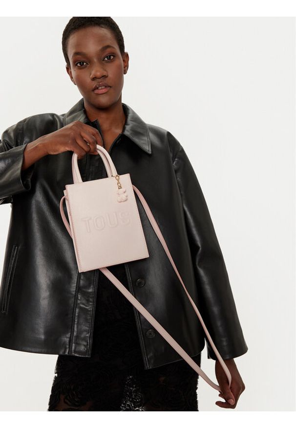 Tous - TOUS Torebka Brenda 2002105915 Różowy. Kolor: różowy. Materiał: skórzane