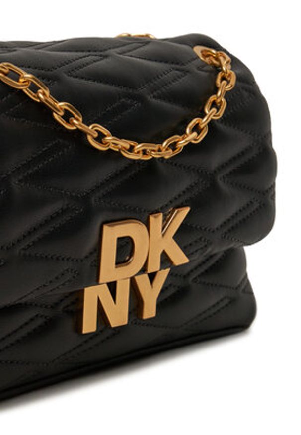 DKNY Torebka Minna R433KG75 Czarny. Kolor: czarny. Materiał: skórzane