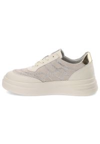 Beżowe Sneakersy Artiker Modne Obuwie Damskie. Okazja: na co dzień, na spacer. Kolor: beżowy. Materiał: materiał. Sezon: lato. Sport: turystyka piesza #4