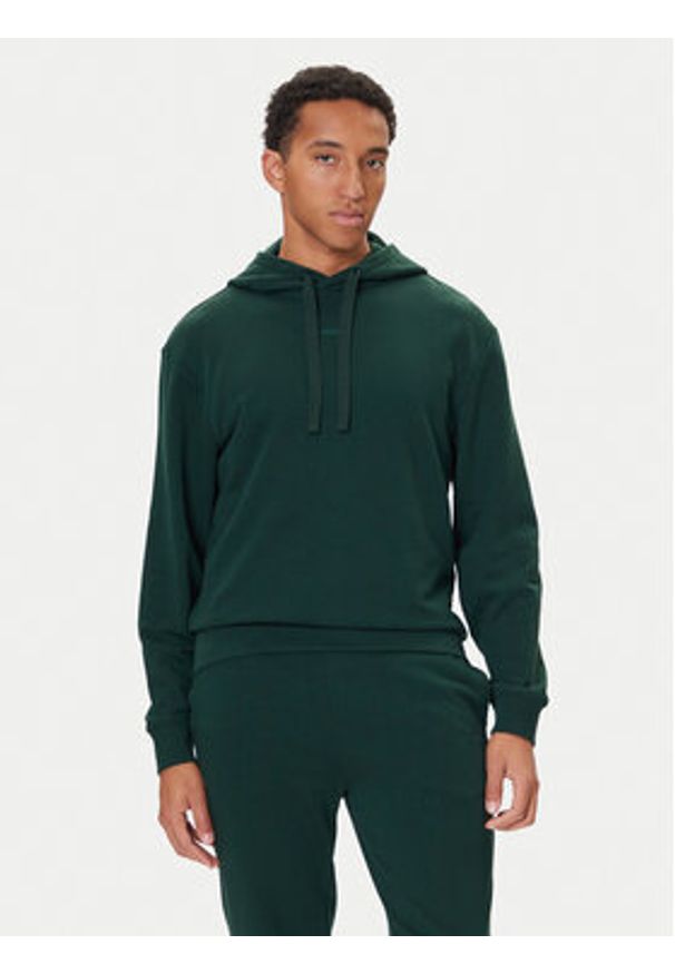 Hugo - HUGO Dres Dapodayote 50492581 Zielony Relaxed Fit. Kolor: zielony. Materiał: bawełna