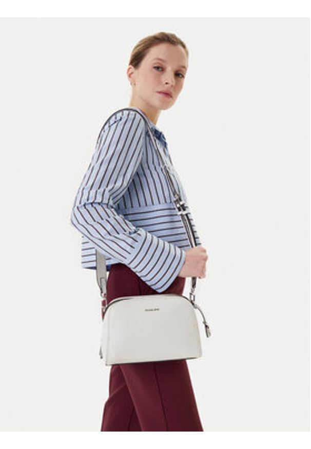 MICHAEL Michael Kors Torebka 32S5S9QC5L Biały. Kolor: biały. Materiał: skórzane