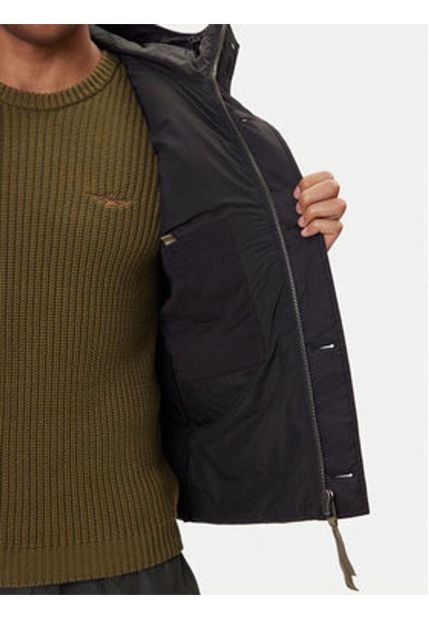 Aeronautica Militare Kamizelka 252AB3017UCT04211 Czarny Regular Fit. Kolor: czarny. Materiał: syntetyk