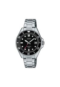 Casio Zegarek MDV-10D-1A1VEF Srebrny. Kolor: srebrny