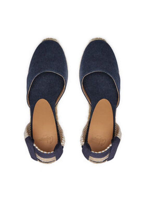 Castañer Espadryle Carina/8/002 021642 Niebieski. Kolor: niebieski. Materiał: materiał