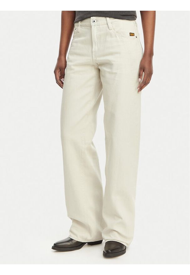 G-Star RAW - G-Star Raw Jeansy Contor Barrel D27745-E361 Beżowy jasny Relaxed Fit. Kolor: beżowy