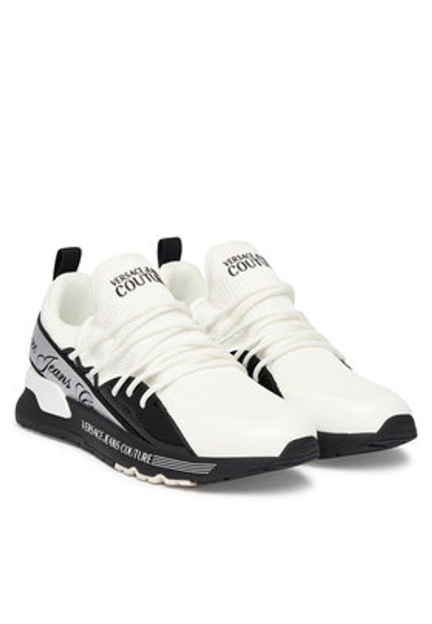 Versace Jeans Couture Sneakersy 80VA3SA8 Biały. Kolor: biały. Materiał: materiał