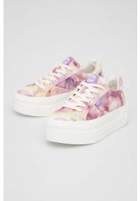Buffalo tenisówki Paired kolor różowy 1630896. Kolor: różowy. Materiał: guma. Obcas: na platformie #2