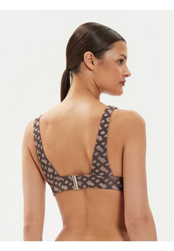 BOSS - Boss Góra od bikini Beatrix 50515551 Brązowy Regular Fit. Kolor: brązowy. Materiał: syntetyk