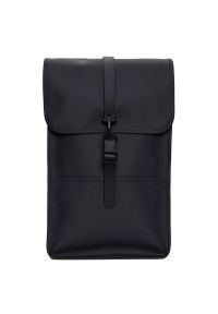 Plecak Rains Backpack W3 13000-01 - czarny. Kolor: czarny. Materiał: materiał, poliester. Styl: elegancki