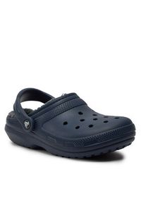 Crocs Klapki Classic Lined Clog 203591 Granatowy. Kolor: niebieski #2