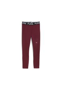 Damskie legginsy Puma Strong. Kolor: czerwony. Sport: fitness