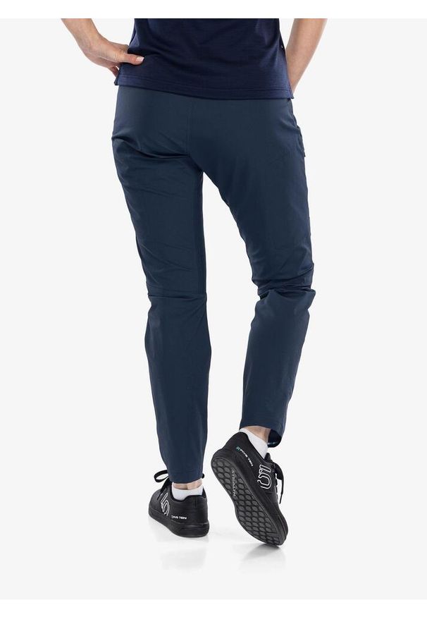 Fjällräven - Spodnie rowerowe damskie Fjallraven Hoja Hybrid Trousers. Kolor: niebieski. Długość: długie
