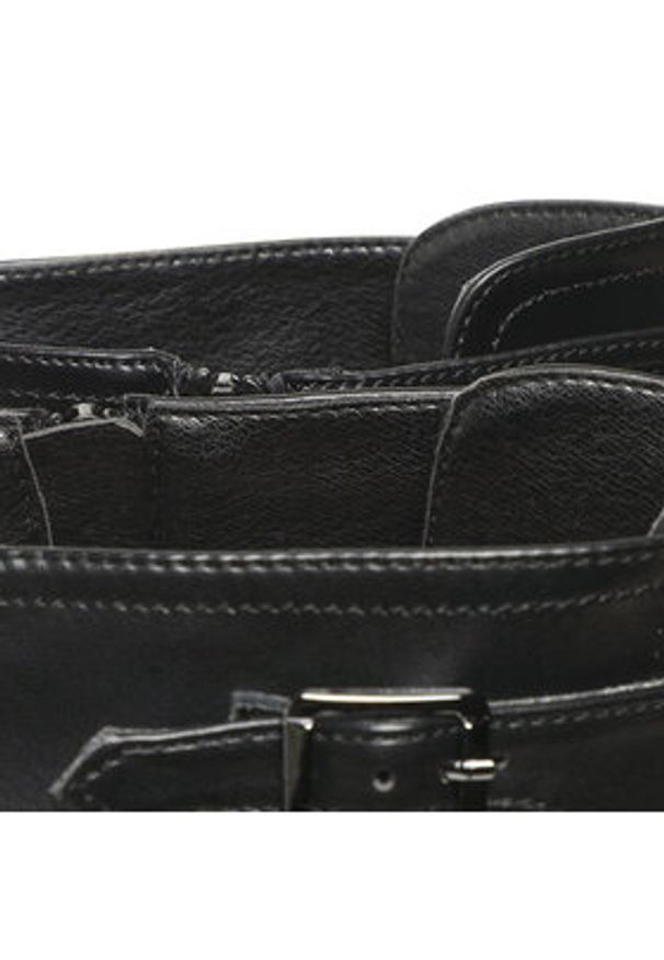 DeeZee Kozaki WS5195-12 Czarny. Kolor: czarny. Materiał: skóra