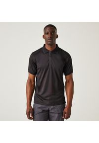 Regatta - Męska koszulka polo Nagate. Typ kołnierza: polo. Kolor: zielony, brązowy, wielokolorowy. Materiał: poliester, tkanina. Długość rękawa: krótki rękaw. Długość: krótkie. Sport: turystyka piesza #1