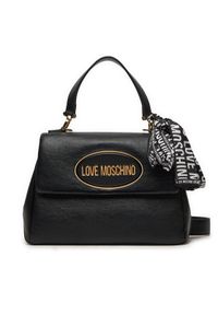 Love Moschino - LOVE MOSCHINO Torebka JC4033PP1LLE100A Czarny. Kolor: czarny. Materiał: skórzane