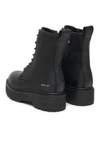 Replay - REPLAY Trapery Luisa GWL63 .000.C0086S Czarny. Kolor: czarny. Materiał: skóra #4