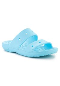 Klapki Classic Crocs Sandal W 206761-411 niebieskie. Kolor: niebieski. Styl: klasyczny #1