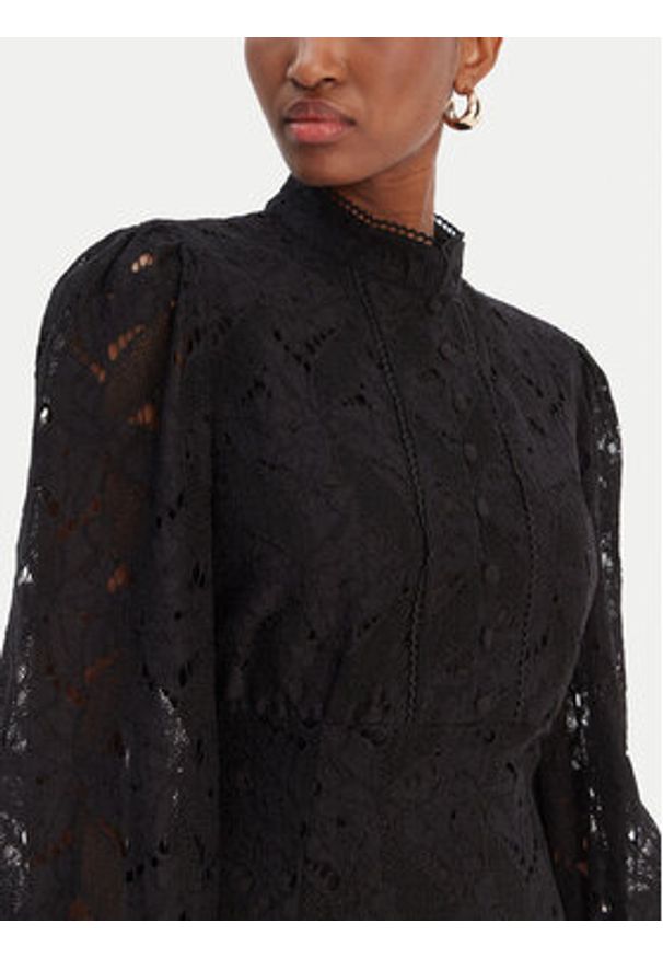 BARDOT - Bardot Sukienka koktajlowa Olessia 60268DB1 Czarny Slim Fit. Kolor: czarny. Materiał: wiskoza, bawełna. Styl: wizytowy