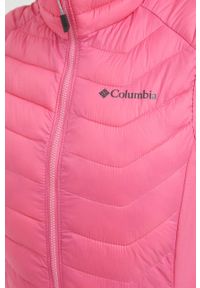 columbia - Columbia bezrękawnik sportowy Powder Pass kolor różowy przejściowy. Kolor: różowy. Materiał: tkanina, syntetyk, materiał, puch. Długość rękawa: bez rękawów. Styl: sportowy #3