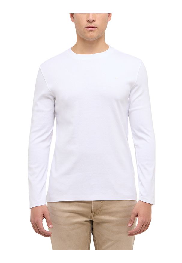 Męski Longsleeve Mustang Style Arlington Bright White 1016875 2007. Długość rękawa: długi rękaw