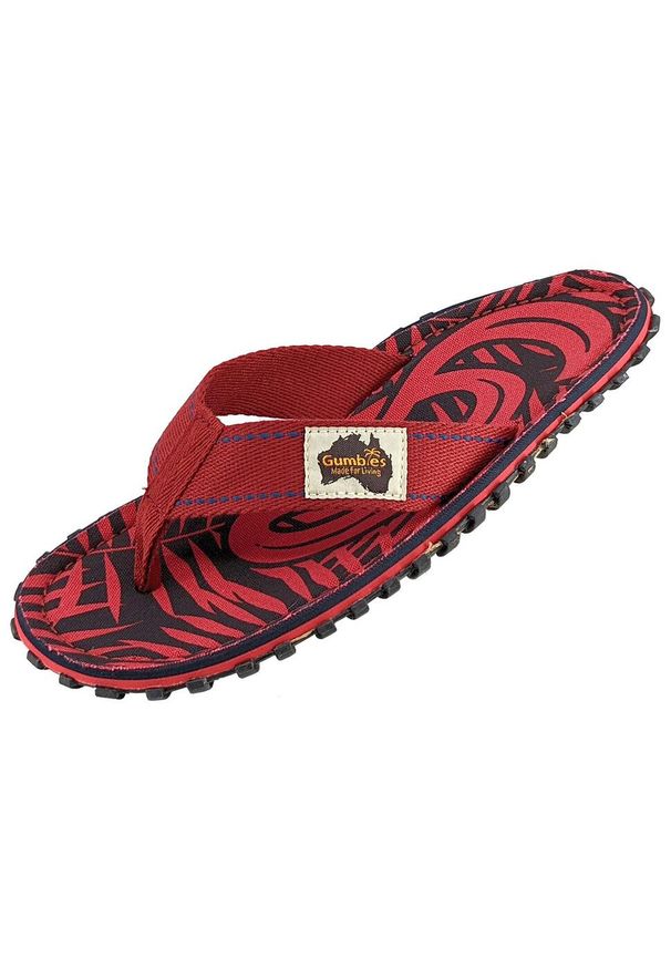 Gumbies - Japonki GUMBIES ISLANDER FLIP-FLOPS UNISEX. Kolor: czerwony. Sport: pływanie, fitness