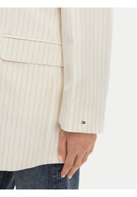 TOMMY HILFIGER - Tommy Hilfiger Marynarka WW0WW46167 Beżowy Relaxed Fit. Kolor: beżowy. Materiał: wiskoza #2