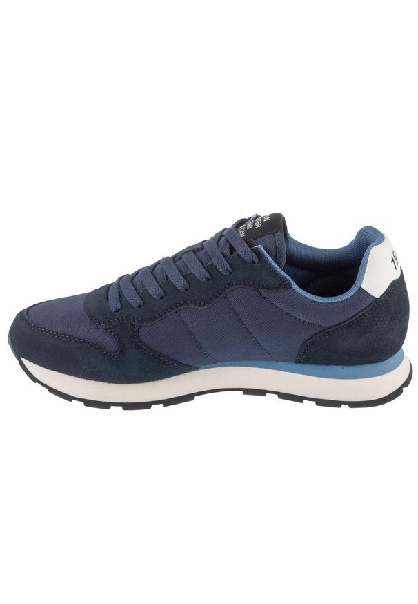 SUN68 - Buty sportowe Sneakersy męskie, Tom Solid. Kolor: niebieski. Sport: turystyka piesza