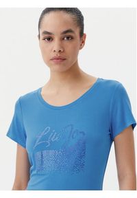Liu Jo Beachwear T-Shirt VA5157 JS360 Niebieski Regular Fit. Kolor: niebieski. Materiał: wiskoza #3