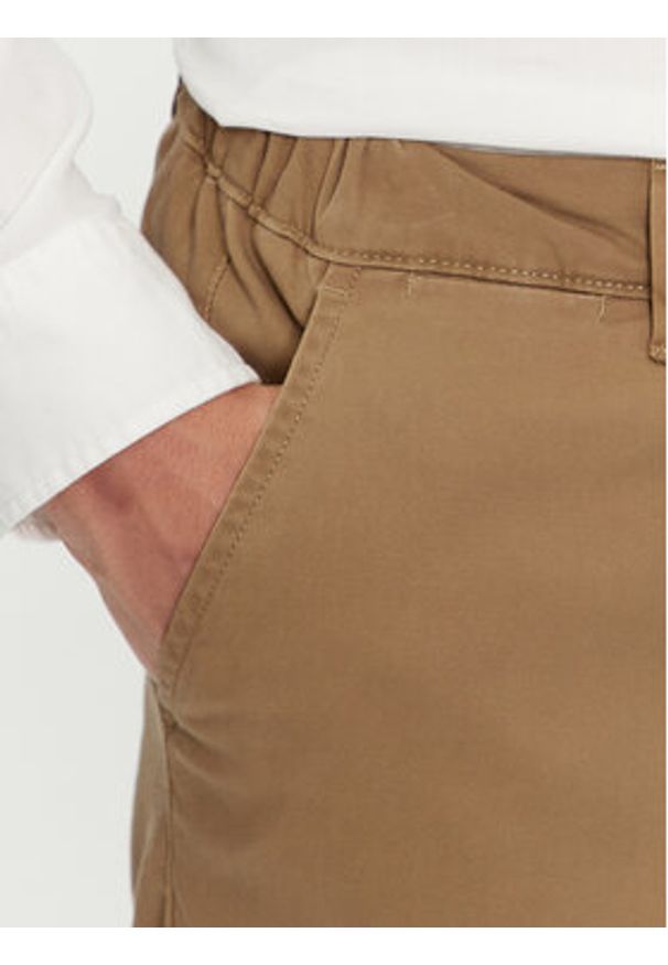 Selected Homme Spodnie materiałowe X-Miles 16085174 Brązowy Slim Tapered Fit. Kolor: brązowy. Materiał: bawełna