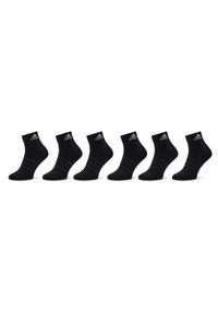 Adidas - adidas Skarpety krótkie Thin and Light Sportswear Ankle Socks 6 Pairs IC1293 Czarny. Kolor: czarny. Materiał: syntetyk