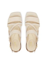 Clarks Sandały Ariany Strap 26186578 Écru. Kolor: kremowy. Materiał: skóra #6