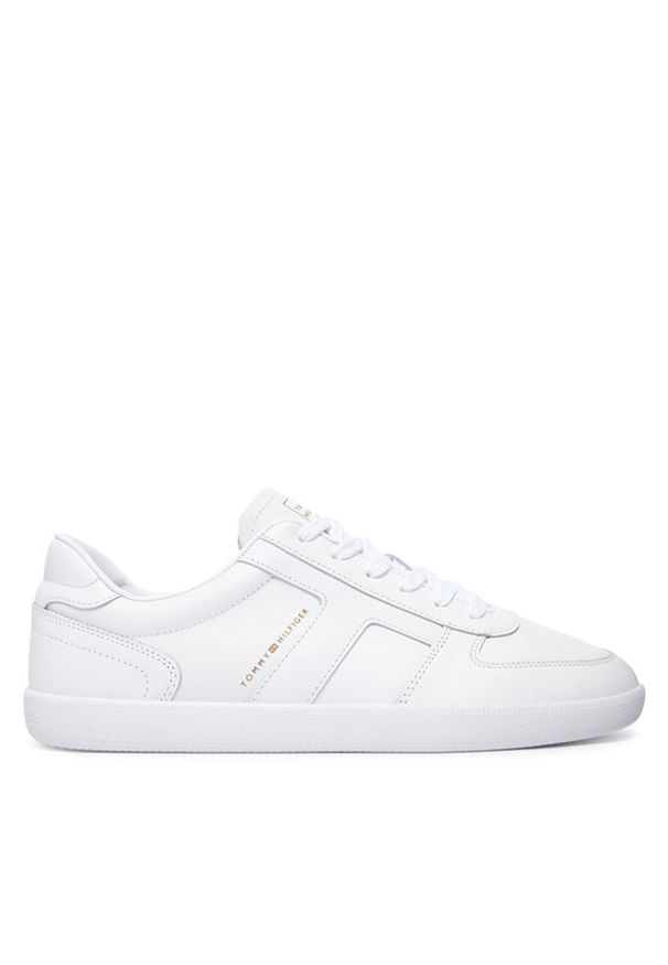 TOMMY HILFIGER - Tommy Hilfiger Sneakersy Tribeca Sneaker FM0FM06083 Biały. Kolor: biały. Materiał: skóra