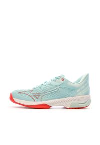 Kobieta tenis buty Mizuno Wave Exceed Tour. Kolor: niebieski. Model: Mizuno Wave. Sport: tenis