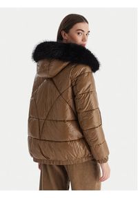 Geox Kurtka zimowa Backsie W5628S T3121 F5212 Brązowy Oversize. Kolor: brązowy. Materiał: syntetyk. Sezon: zima #5