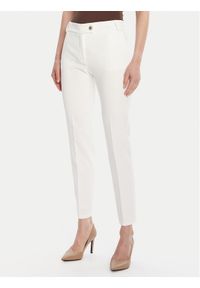Rinascimento Chinosy CFC0126225003 Biały Slim Fit. Kolor: biały. Materiał: syntetyk