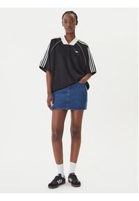 Adidas - adidas Spódnica jeansowa 3-Stripes KD2901 Niebieski Regular Fit. Kolor: niebieski. Materiał: bawełna #2