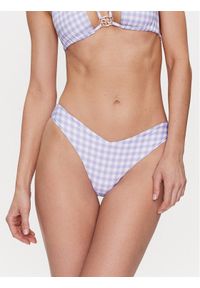Guess Dół od bikini E3GO13 MC04R Fioletowy. Kolor: fioletowy. Materiał: syntetyk #1