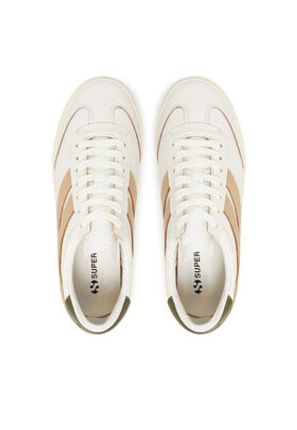 Superga Sneakersy S4128VW Biały. Kolor: biały. Materiał: skóra