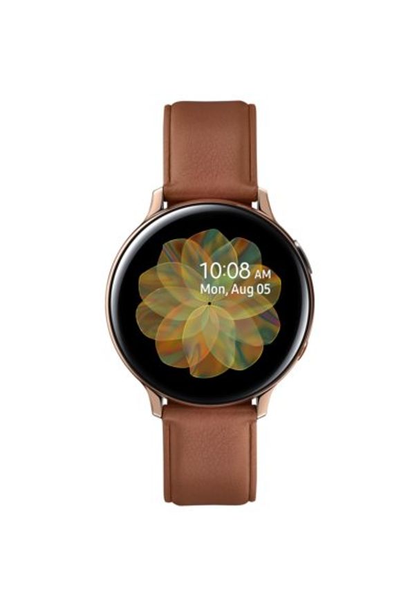 Produkt z outletu: SmartWatch SAMSUNG Galaxy Watch Active2 LTE Stal Nierdzewna 44mm Różowy SM-R825FSDAXEO. Rodzaj zegarka: smartwatch. Kolor: różowy. Materiał: skóra. Styl: elegancki, militarny