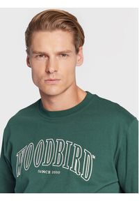 Woodbird T-Shirt Rics Cover 2246-402 Zielony Regular Fit. Kolor: zielony. Materiał: bawełna #3