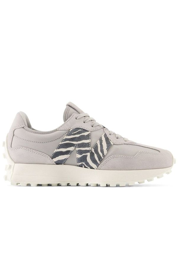 Buty New Balance WS327PI - szare. Zapięcie: sznurówki. Kolor: szary. Materiał: guma, syntetyk, skóra, materiał. Szerokość cholewki: normalna
