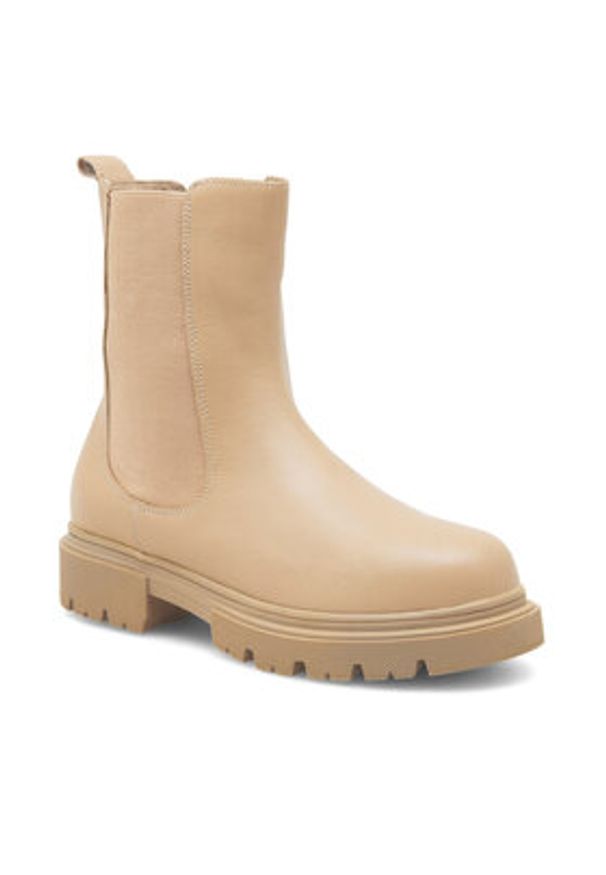 Lasocki Sztyblety EST-DONNA-01A Beżowy. Kolor: beżowy. Materiał: skóra