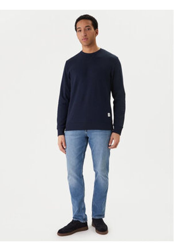 Jack & Jones Bluza Basic 12181903 Granatowy Regular Fit. Kolor: niebieski. Materiał: bawełna