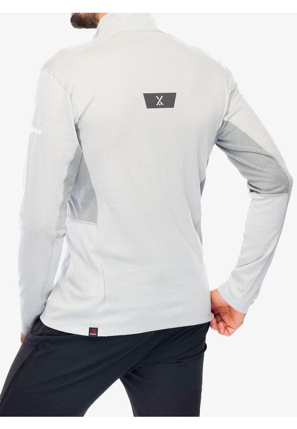Bluza bez kaptura męska Berghaus MTN Guide LS HZ. Typ kołnierza: bez kaptura. Kolor: szary