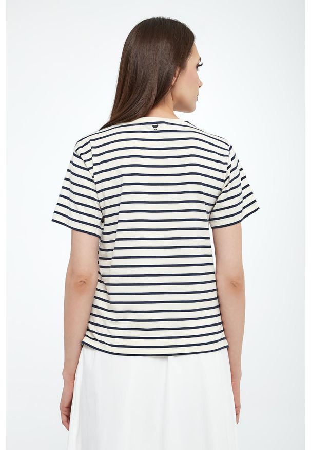 Weekend Max Mara - T-shirt damski w paski Olga WEEKEND MAX MARA. Wzór: paski